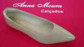 Sapatilha Verniz Off White - Bico Fino